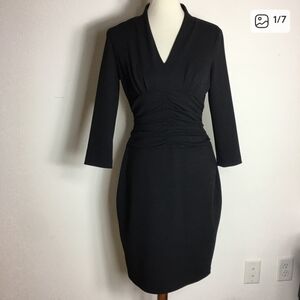 NYDJ Black Long Sleeve Dress